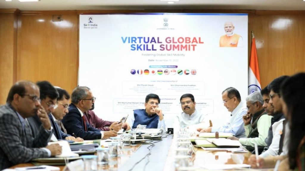 Indian Ambassadors from ten different countries deliberated in Virtual Global Skill Summit.