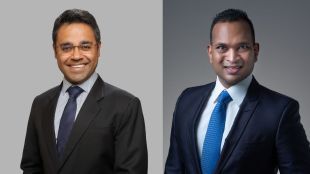 (Left to Right) Avinash Pradhan and Vikna Rajah