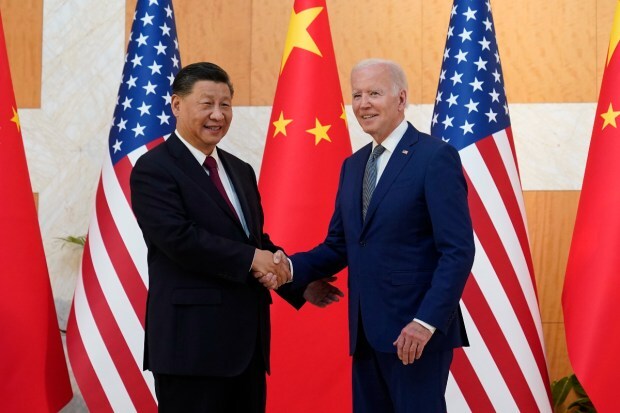 US President Joe Biden shakes hands with Chinese President Xi Jinping before their meeting on the sidelines of the G20 summit meeting, Monday, November 14, 2022, in Nusa Dua, in Bali, Indonesia. (Photo source: AP/PTI)
