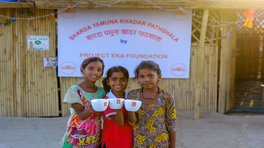 EKA provides a viable infrastructure for about 600 children in two schools.