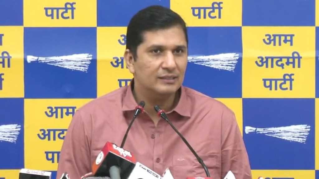 Aam Aadmi Party (AAP) leader Saurabh Bhardwaj addressed a press conference in New Delhi on Friday. (Photo: Twitter/@AAP/Screengrab) Aam Aadmi Party (AAP) leader Saurabh Bhardwaj addressed a press conference in New Delhi on Friday. (Photo: Twitter/@AAP/Screengrab)