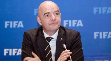 FIFA president Gianni Infantino (IE)