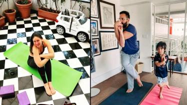 Designed by known interior designer Darshini Shah, the house is spread across four floors.