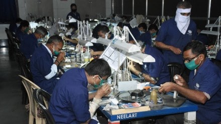 Fiscal support from the government for the production of semiconductors amounts to Rs 60,000 crores, according to ICRA’s report. Image: PTI