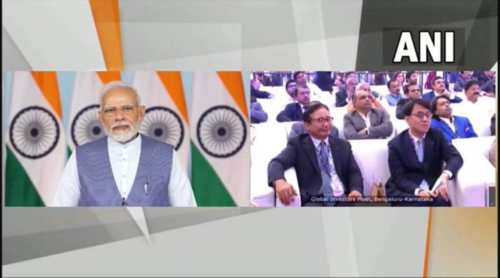 modi in invest karnataka 2022