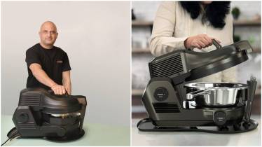 Sanandan Sudhir, CEO & Founder On2Cook with the device