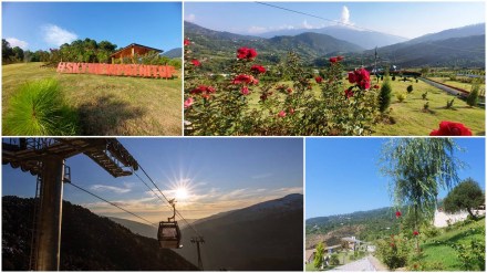 Skyview by Empyrean, Patnitop, skyview gondola ride, zip line, magic carpet at skyview, patnitop