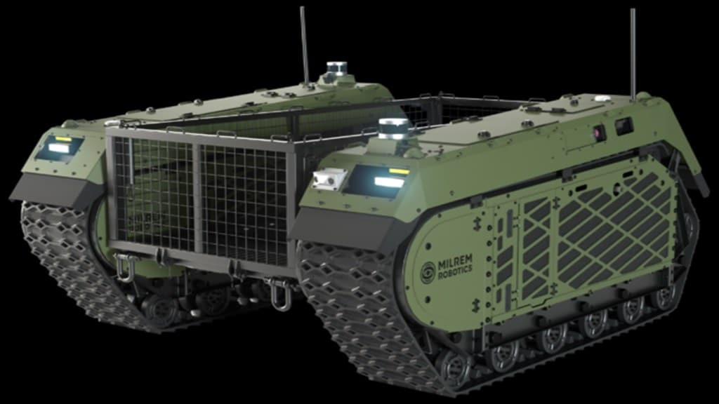 Indian Army, THeMIS, unmanned ground vehicle, Loitering munitions, CASEVAC,