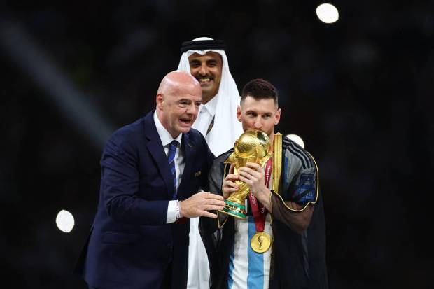 The illustrious achievement, which will dominate discussions over the coming weeks, finally brought the diminutive forward out of the shadow of the late great Diego Maradona and reignited the debate about the greatest of all time (GOAT). (Reuters Photo)