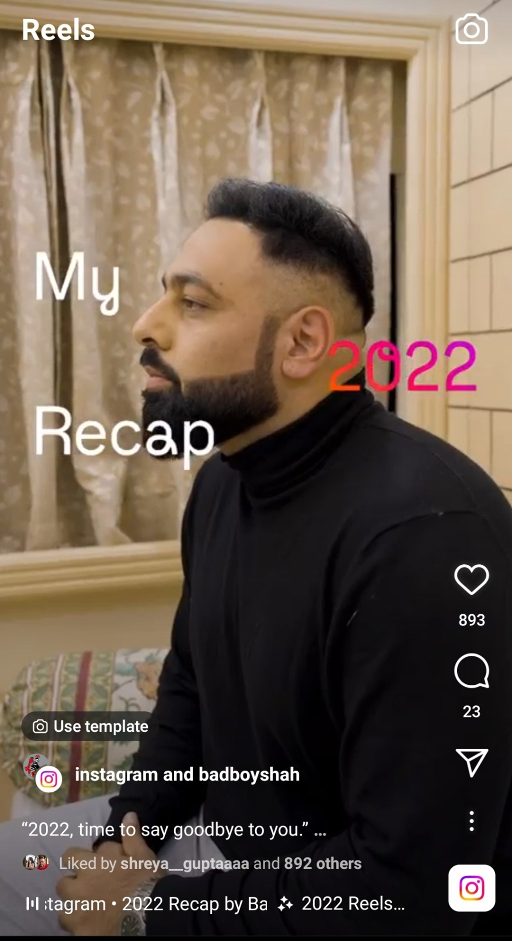 2022 Reels Recap by Badshah