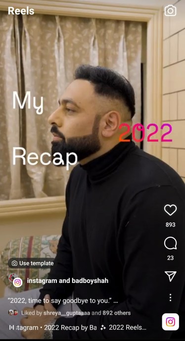 2022 Reels Recap by Badshah