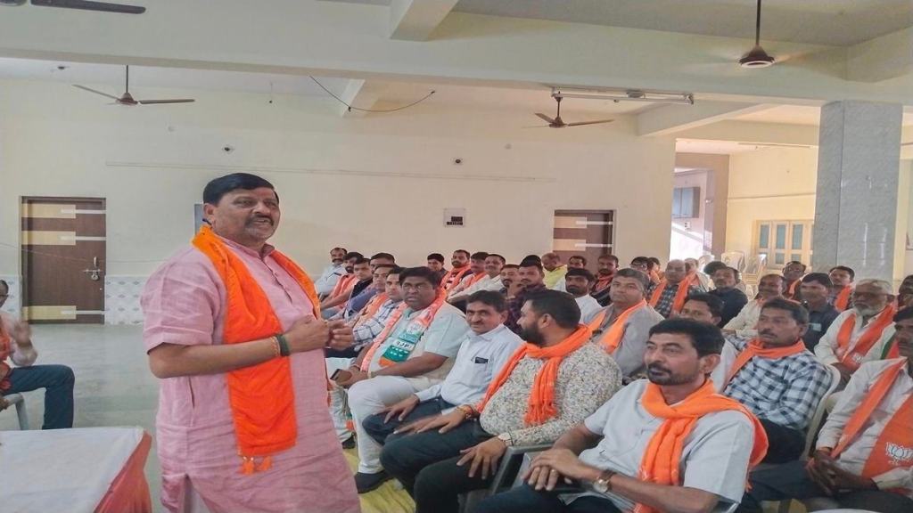 The former five-term BJP MLA from Morbi, Amrutiya is now contesting his seventh consecutive election from the seat. (Photo: Facebook/kantilalamrutiyabjp) The former five-term BJP MLA from Morbi, Amrutiya is now contesting his seventh consecutive election from the seat. (Photo: Facebook/kantilalamrutiyabjp)