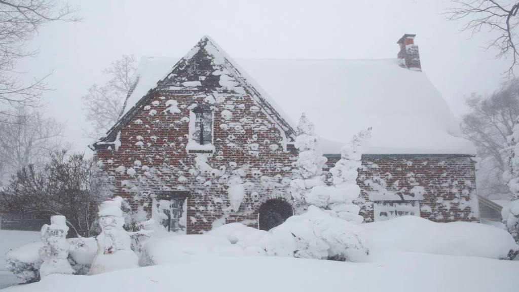 USA, storm, winter