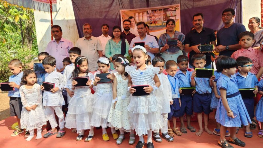 The initiative aims to digitally uplift 125 Anganwadi Centres (AWCs) in Goa.