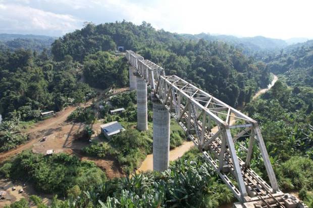 In February 2021, due to the COVID19 pandemic, reportedly, the project faced several delays in construction work. (Image: Ministry of Railways-Twitter)