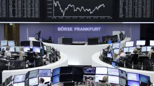 Global Market-Stocks slip, dollar up as data challenges Fed pause hopes