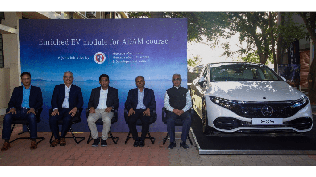 Mercedes-Benz Research and Development India (MBRDI) & Mercedes-Benz India introducing all-new EV module in its Advanced Diploma Automotive Diploma course at R.V. College of Engineering in Bengaluru_1
