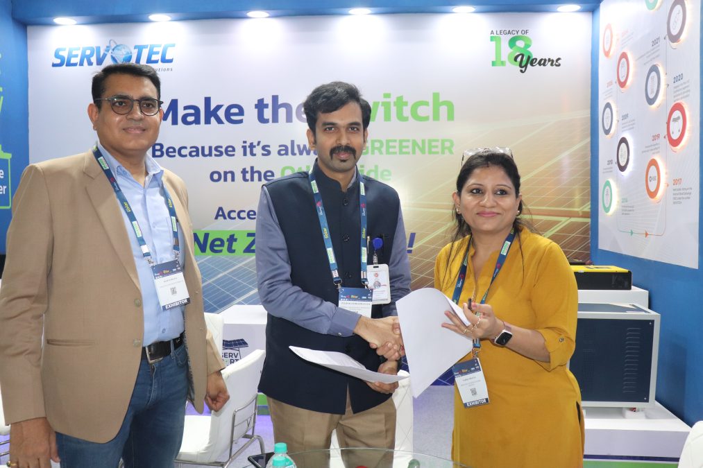Servotech inks pact with National Solar Energy Federation of India (NSEFI) to install solar-powered EV-charging carport