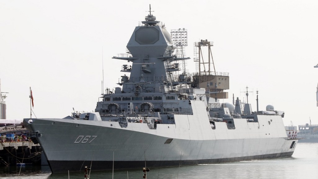 ins Mormugao, indian navy, navy warships, Anti-Submarine Warfare, rajnath singh, defence forces of india, defence ministry, defence minister, naval warship ins Mormugao, indian navy, navy warships, Anti-Submarine Warfare, rajnath singh, defence forces of india, defence ministry, defence minister, naval warship