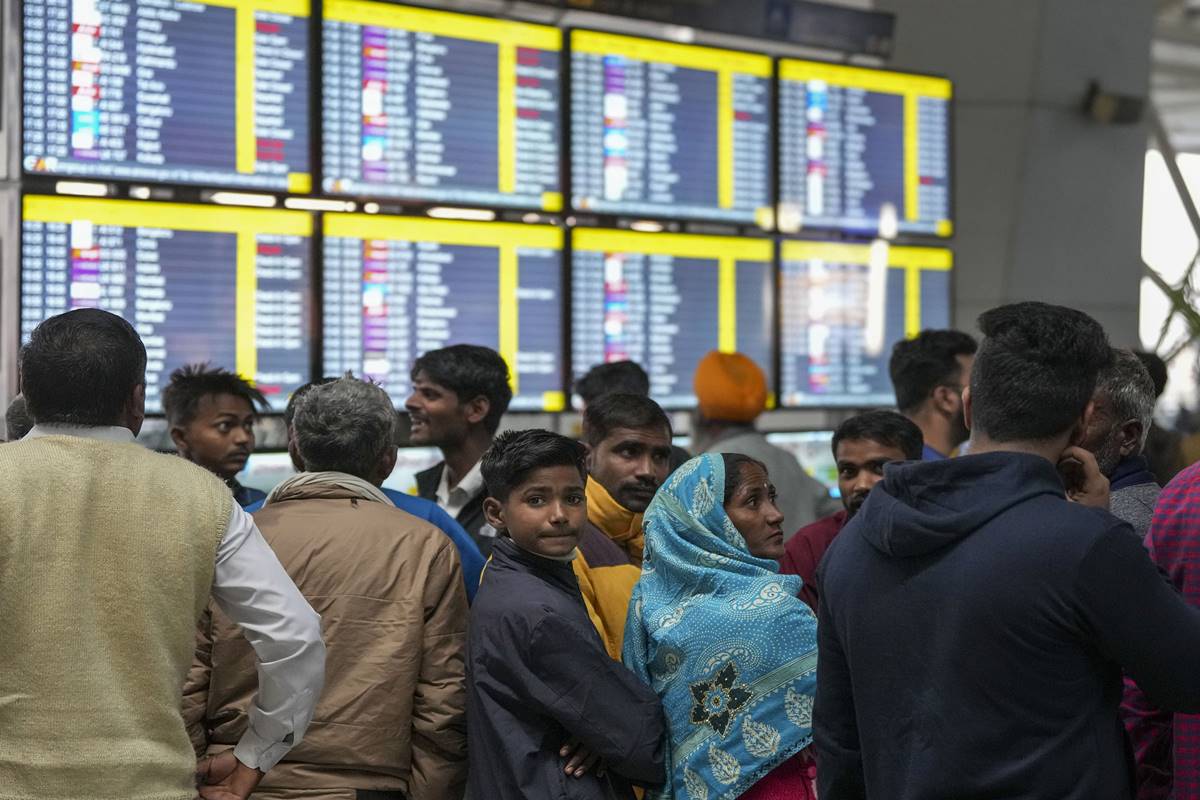 New Delhi: Crowd at T3 IGI Airport departure, in New Delhi. (PTI Photo)
