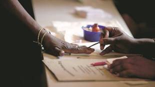 Padampur assembly byelection voting