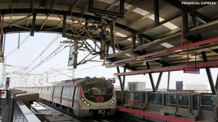 On December 25th, services on the Delhi Metro's Magenta Line were disrupted after a drone,