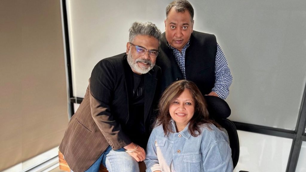 Ramanuj Shastry (left), Nisha Singhania (right) and Siddhartha Singh (middle)