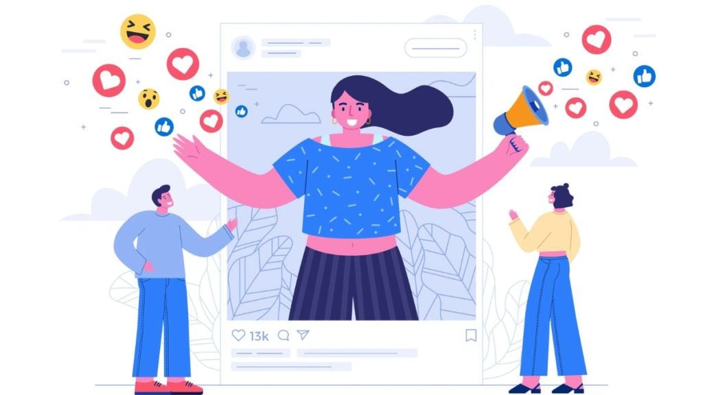 Virtual influencers entail 3D human-like figures on social media, created for influence. (Image source: Freepik)