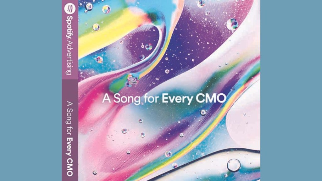 Spotify composed original songs as dedications to each of their targets — the CMO crew — that was a show of creative playfulness and marketing genius.