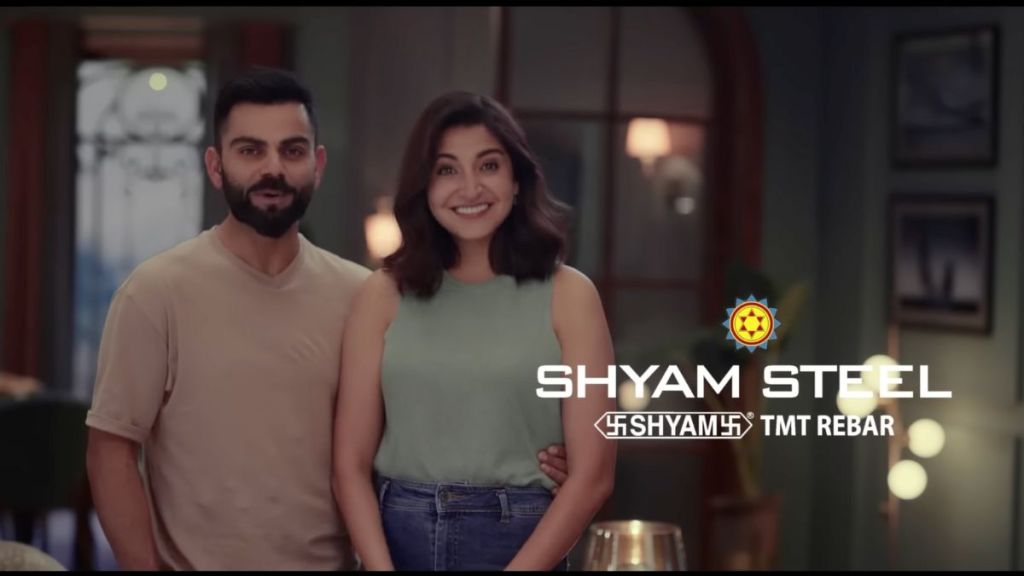 The ad film shows Virat Kohli and Anushka Sharma enjoy the winter evening and sharing a jacket due to the cold The ad film shows Virat Kohli and Anushka Sharma enjoy the winter evening and sharing a jacket due to the cold