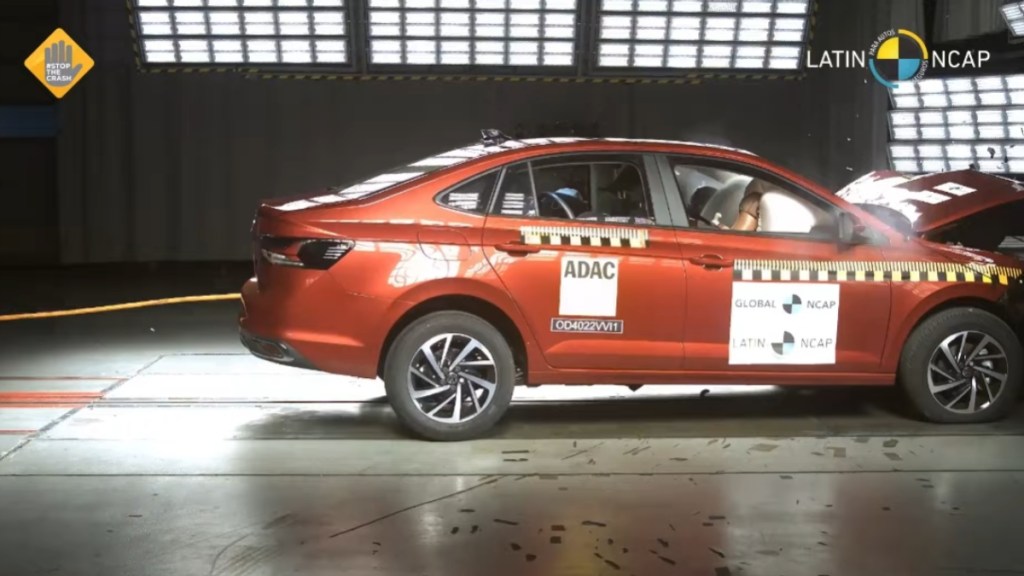 VW Virtus crash test