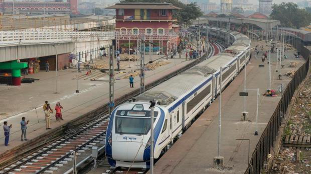 Vande Bharat Photos: West Bengal is all set for the maiden run of its first Vande Bharat Express. The semi-superfast train has already reached Howrah railway station in Kolkata, from where Prime Minister Narendra Modi will flag off the express on December 30. The train is equipped with all modern passenger amenities and will take around 7.5 hours to reach its final destination i.e. New Jalpaiguri. The train will run six days a week. Let us take a look at some of the images of West Bengal’s first Vande Bharat: 
