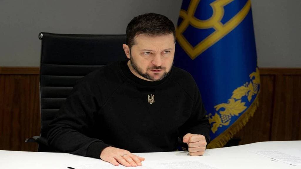 Volodymyr Zelenskiy on ukraine border