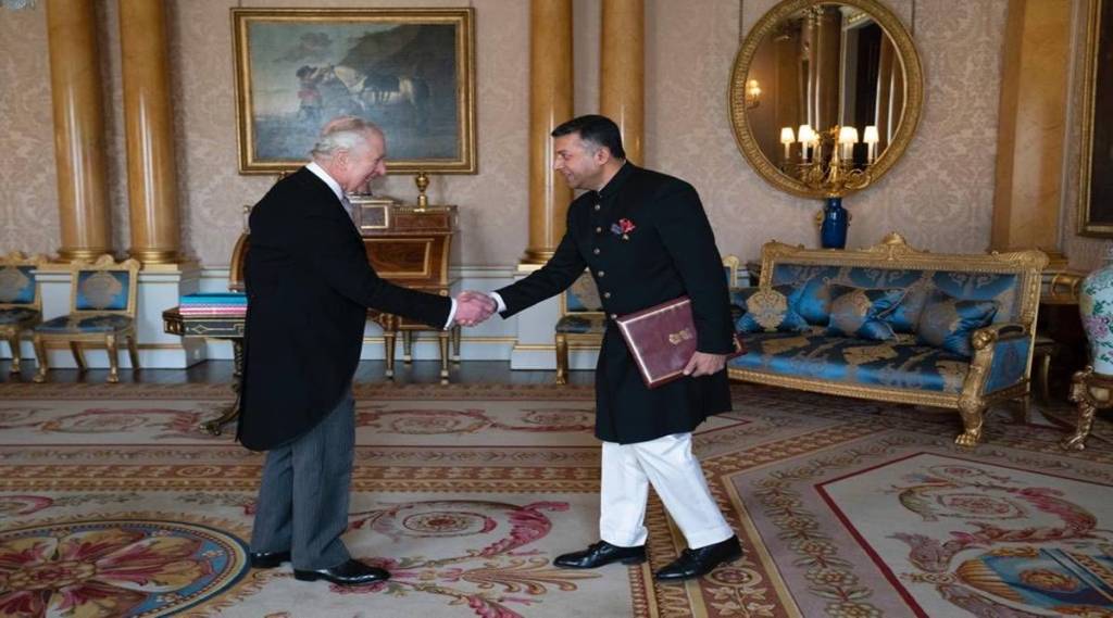 king charles meeting with Vikram Doraiswami