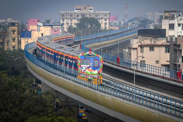 The trial runs for the Joka-Taratala section of the Kolkata Metro started in September. In November, the project received the necessary clearance from the Railway Safety Commissioner. (PTI Photo)