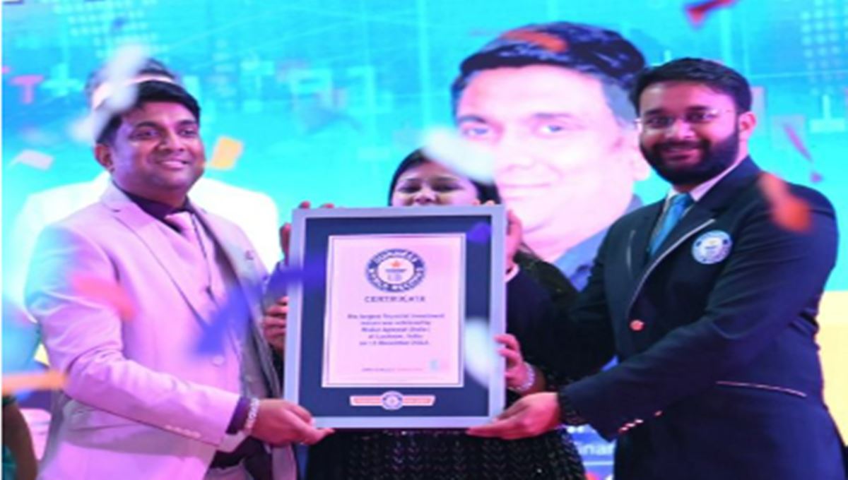 Finowings founder Mukul Agrawal sets Guinness World Record for largest Financial Freedom Conclave Finowings founder Mukul Agrawal sets Guinness World Record for largest Financial Freedom Conclave