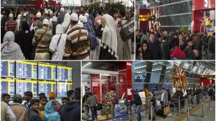 IGI airport, passengers, chaos,