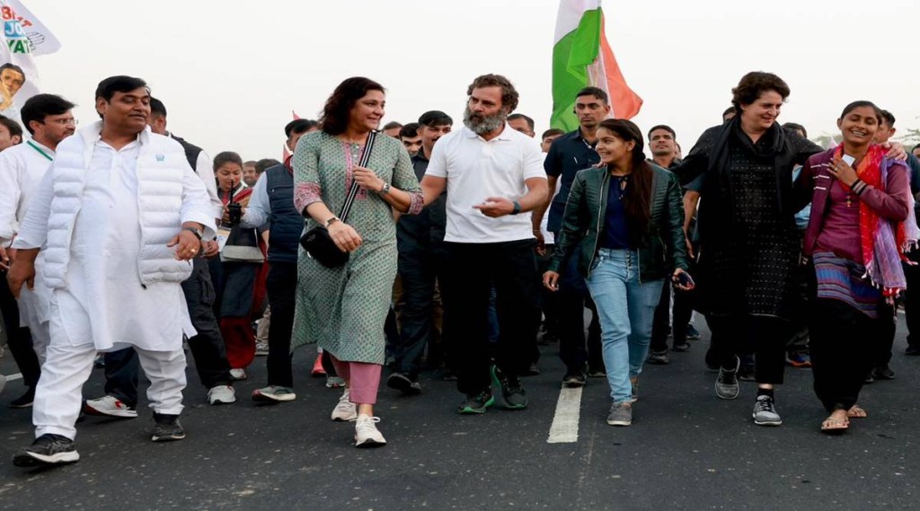 rahul priyanka at bharat jodo yatra