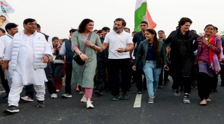 rahul priyanka at bharat jodo yatra