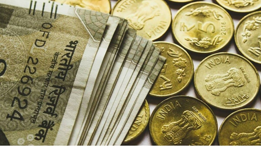 rupee, dollar