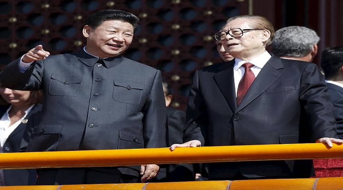 xi jinping with Jiang Zemin xi jinping with Jiang Zemin
