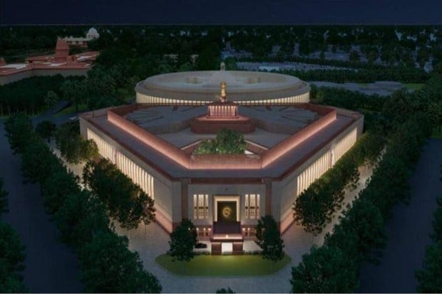 The new Parliament building will be ready by the month-end. However, the decision regarding whether the upcoming Budget session of Parliament will be held in the new building or the existing one is yet to be taken. The new Parliament building is a part of the Central Vista project. (PTI Photo)