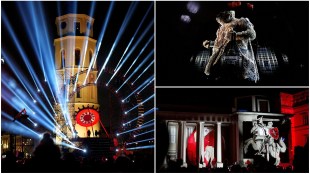Vilnius city, Vilnius city tour, Vilnius city light, Vilnius city light show, Vilnius city 700 anniversary, Vilnius city light festival, Vilnius city light show photos, laser show, light show, Lithuania, Lithuania news, festival of lights