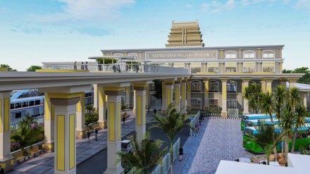 rameshwaram railway station, rameshwaram railway station images, rameshwaram railway station photos, rameshwaram railway station bridge, rameshwaram railway station to temple, rameshwaram railway station line, rameshwaram railway station redevelopment, rameshwaram railway station revamped, station redevelopment, railway station redevelopment