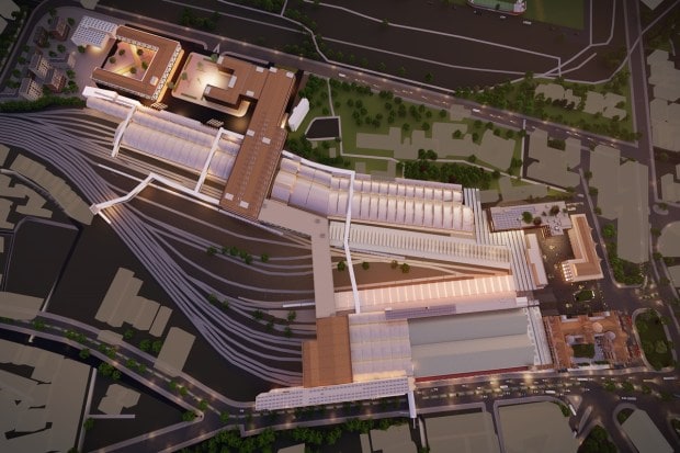 The Unesco World Heritage station premise will have 102 lifts, 78 escalators and 12 travelators.