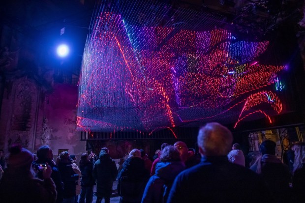 People gathered on streets to witness 