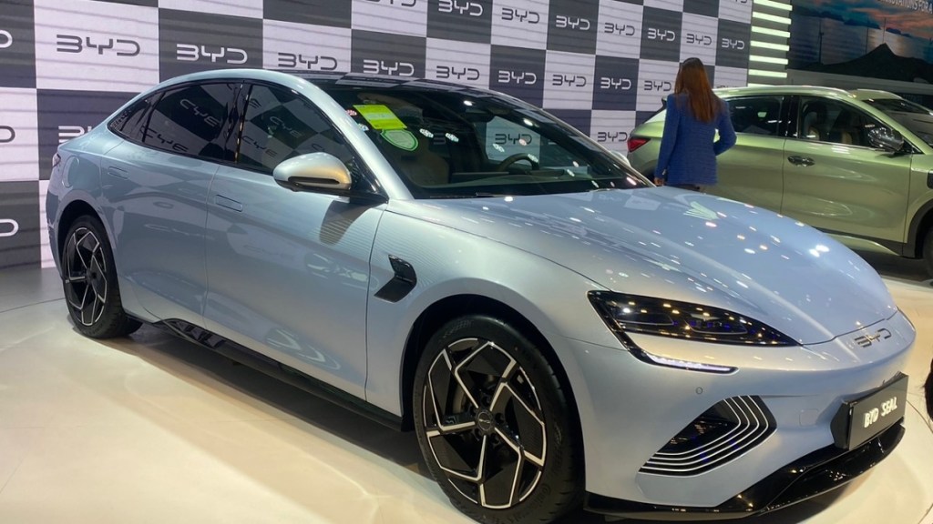 Auto Expo 2023: BYD India unveils its electric sedan Seal