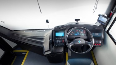 Eka 9 Driver cockpit.