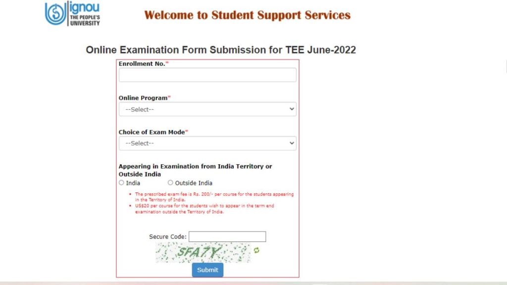 IGNOU TEE June 2022, IGNOU TEE June 2022 registration date 2023, IGNOU TEE June exam date 2023
