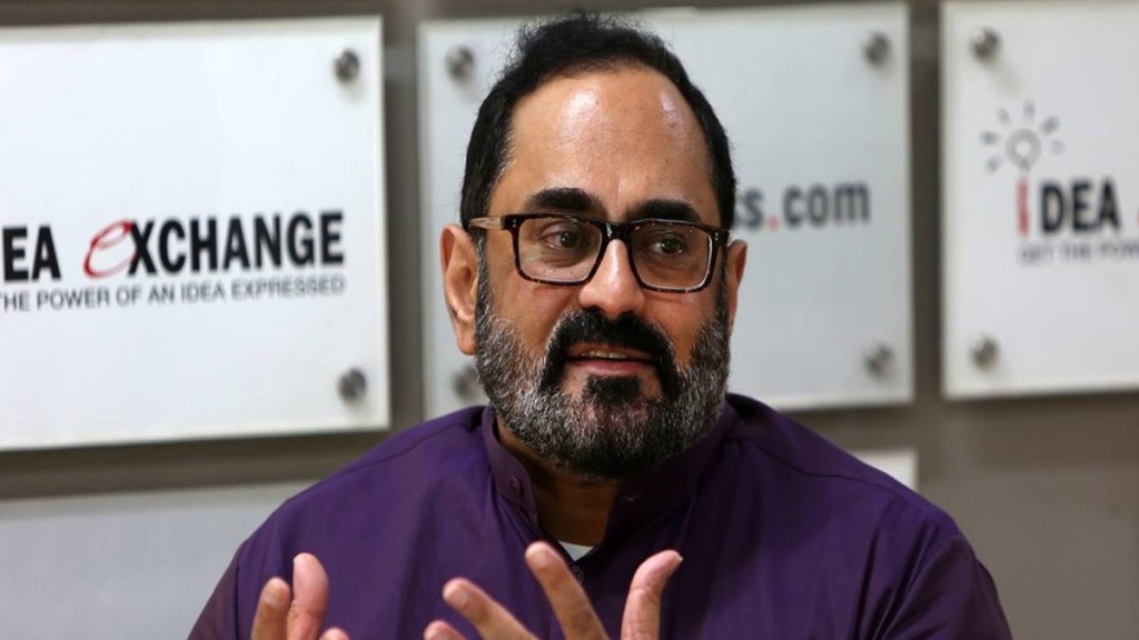 IT Minister Rajeev Chandrasekhar